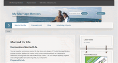 Desktop Screenshot of mymarriagementors.org