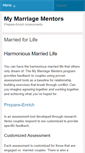 Mobile Screenshot of mymarriagementors.org